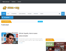 Tablet Screenshot of futboldelujo.com